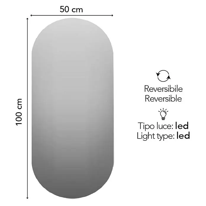 Kiamami Valentina Lichtspiegel - 0,02 x 1.000 cm, Farblos