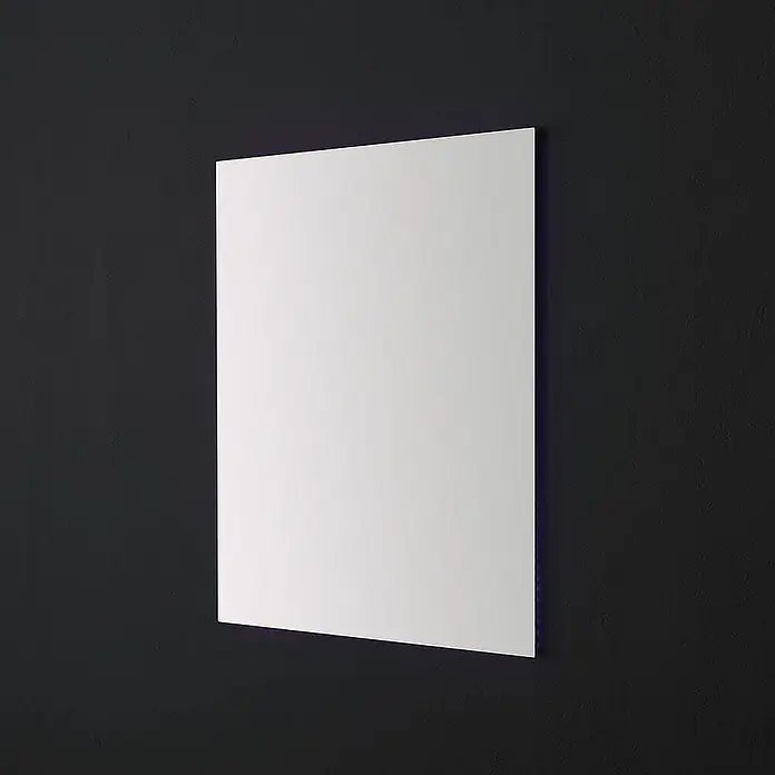 Kiamami Valentina Lichtspiegel - 22 x 700 cm, Farblos - Rechteckiger Wandspiegel mit integrierter LED-Hintergrundbeleuchtung.