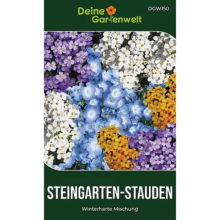 Deine Gartenwelt Blumenmischung Steingarten winterharte Stauden