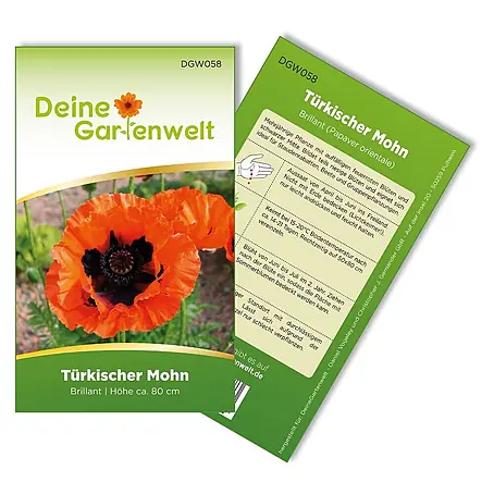 Deine Gartenwelt  Blumensamen Mohn