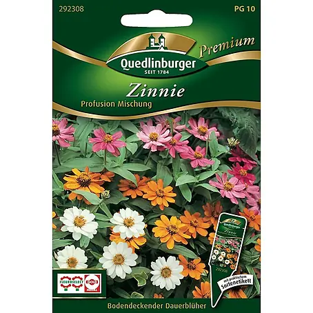 Quedlinburger SAATGUT  Blumensamen Zinnie