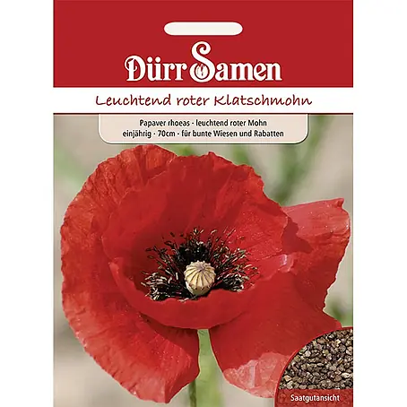 Dürr Samen  Blumensamen Mohn