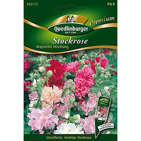 Quedlinburger SAATGUT Stockrosen Majorette Mischung