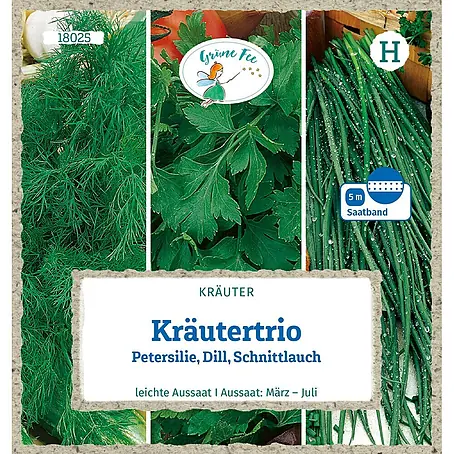 Grüne Fee  Kräutersamen Saatband