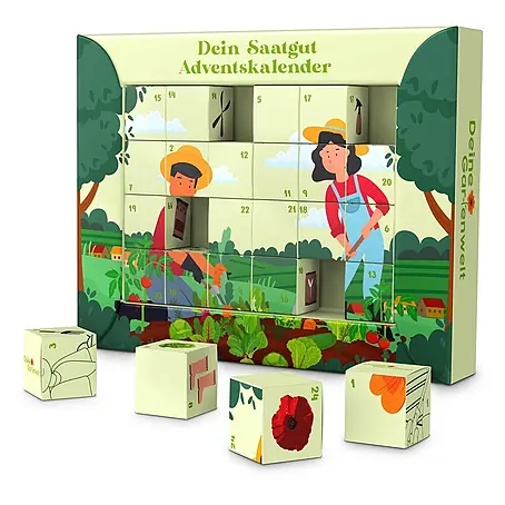 Deine Gartenwelt  Saatgut Adventskalender