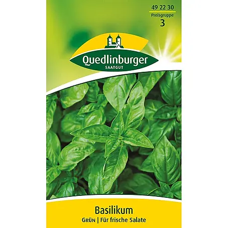 Quedlinburger SAATGUT  Kräutersamen Basilikum