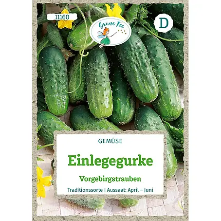 Grüne Fee Einlegegurke Vorgebirgstrauben