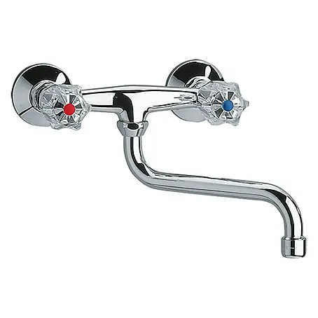 Mixomat Brillant Wand-Zweigriffarmatur