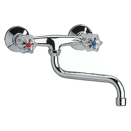 Mixomat Brillant Wand-Zweigriffarmatur