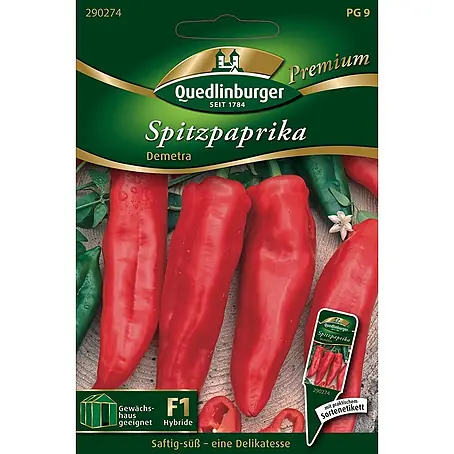 Quedlinburger SAATGUT  Gemüsesamen Paprika