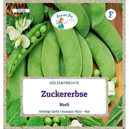 Grüne Fee  Gemüsesamen Zuckererbse