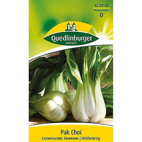 Quedlinburger SAATGUT Pak Choi Chinesischer Senfkohl