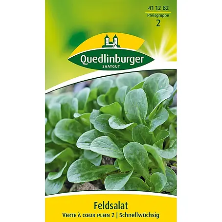Quedlinburger SAATGUT Feldsalat Verte a couer plein 2