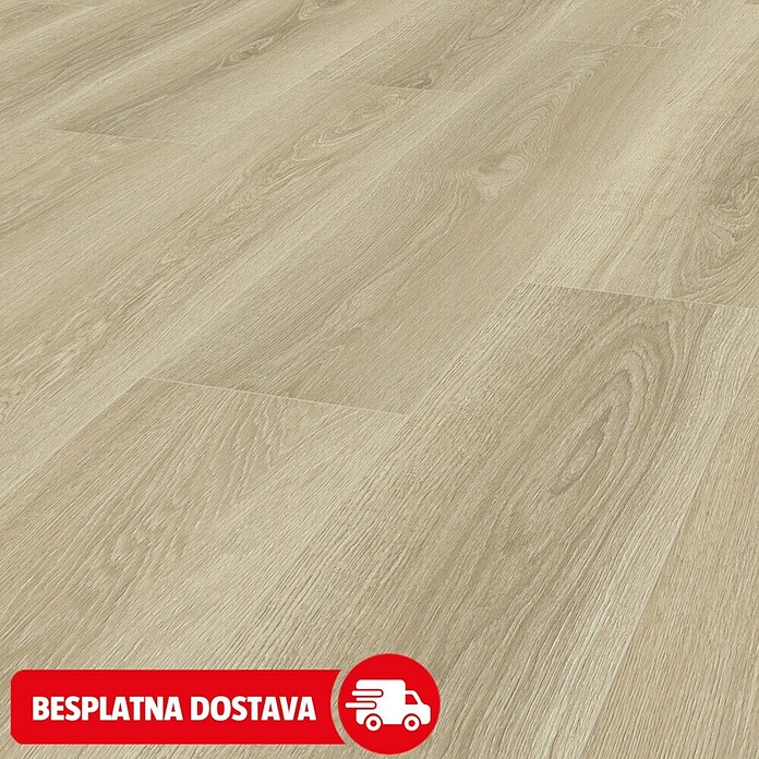 LOGOCLIC Vinto Laminat Memphis  (Rustikalni pod, 1.288 x 195 x 8 mm) | BAUHAUS