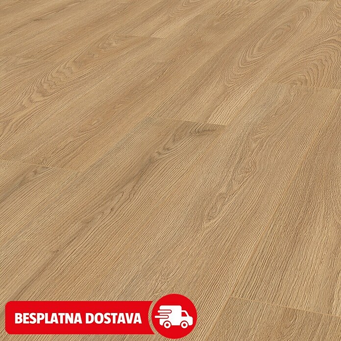 LOGOCLIC Vinto Laminat Mojito  (Smeđa, Rustikalni pod, 1.288 x 195 x 9 mm) | BAUHAUS