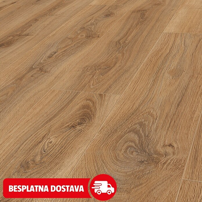 LOGOCLIC Edition Laminat Family Lagoon  (Rustikalni pod, 1.288 x 245 x 7 mm) | BAUHAUS
