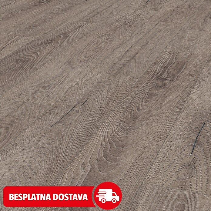 LOGOCLIC Ambienta Laminat Venus  (Rustikalni pod, 1.288 x 195 x 10 mm) | BAUHAUS