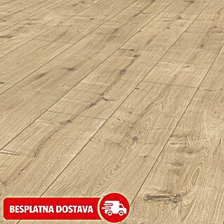 LOGOCLIC Vinto Laminat Hrast Milford (Rustikalni pod, 1.288 x 195 x 8 mm)