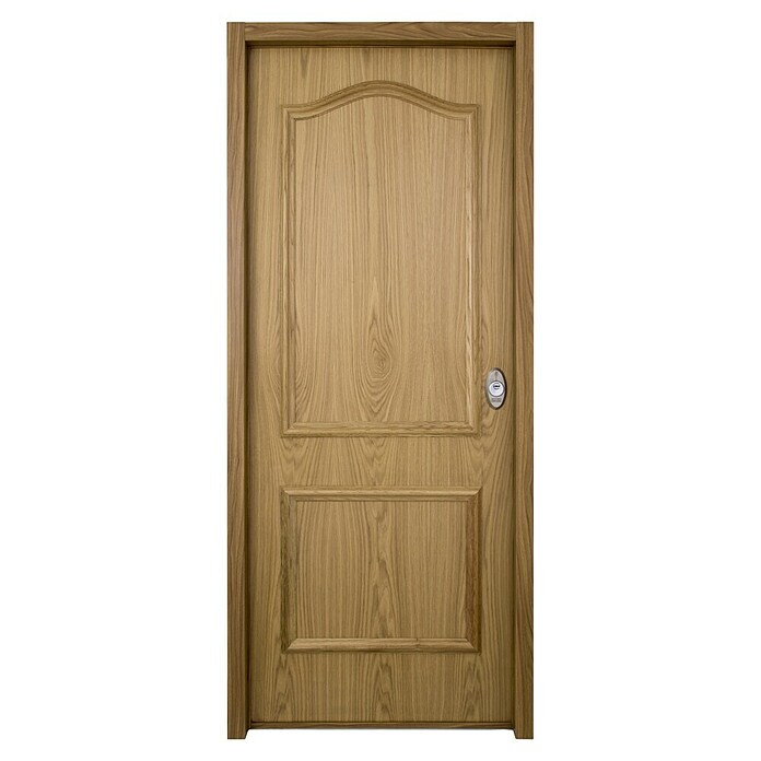 SegureStil Puerta de entrada Acorazada S105 Serie V Interior (90 x 206 cm, Apertura: Izquierda, Roble claro)