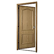 SegureStil Puerta de entrada Acorazada S105 Serie V Interior (90 x 206 cm, Apertura: Izquierda, Roble claro)
