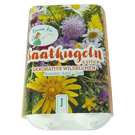 Grüne Fee  Wildblumensamen Saatkugeln