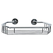 Nie wieder bohren Draad Cesta de baño DK140 (8,5 x 11,5 x 19,5 cm, De un piso, Cromo)