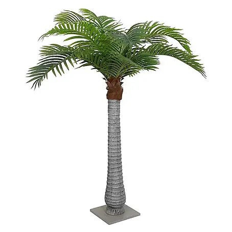 vidaXL künstliche Palme Grün 25 x 25 x 200 cm Polyethylen