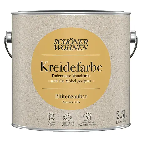 SCHÖNER WOHNEN-Farbe Naturell Wandfarbe Kreidefarbe