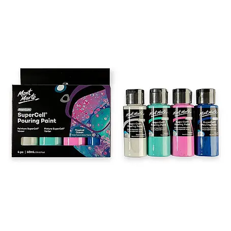 Mont Marte  Acrylfarben-Set SuperCell® Tropical Ocean