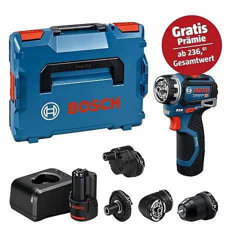 Bosch Professional AMPShare 18V Akku-Bohrschrauber-Set GSR 12V-32 FC 2x2,0AH