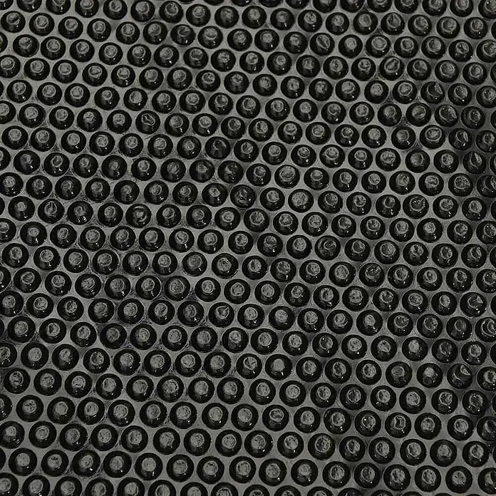 vidaXL Solarfolie für Pool Schwarz 381 x 381 cm Polyethylen -  - Dunkle, strukturierte Solar-Poolabdeckung mit kleinen, runden Blasen.