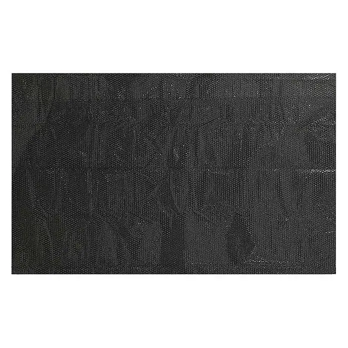 vidaXL Solarfolie für Pool Schwarz 600 x 400 cm Polyethylen -  - Dunkler, strukturierter schwarzer Stoff mit feinem Webmuster.