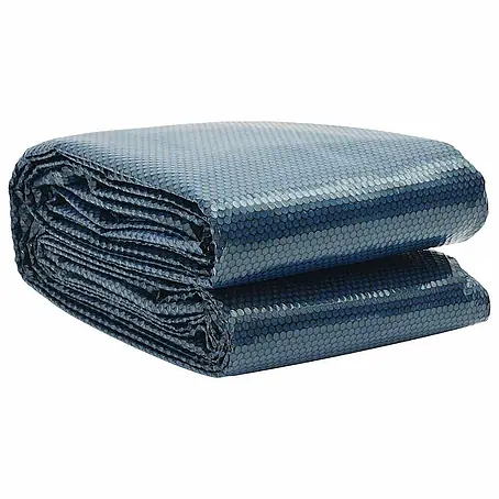 vidaXL Solarfolie für Pool Schwarz 356 x 356 cm Polyethylen
