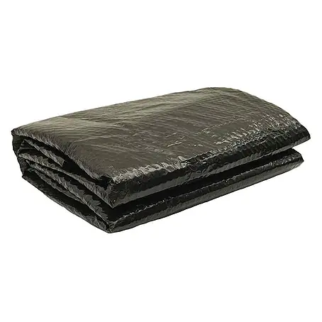 vidaXL Solarfolie für Pool Schwarz 417 x 417 cm Polyethylen