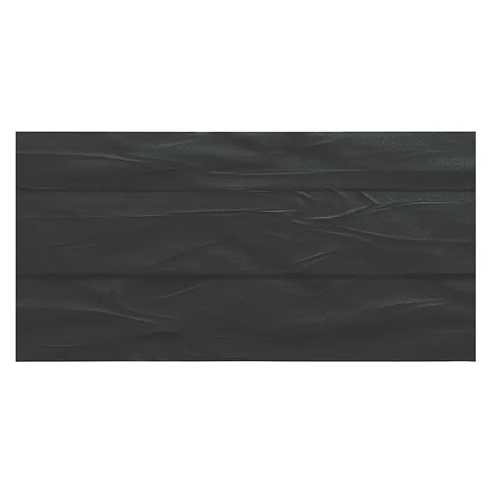 vidaXL Solarfolie für Pool Schwarz 400 x 200 cm Polyethylen -  - Dunkelgrauer strukturierter Stoff mit ausgeprägten Falten und Knitterungen.