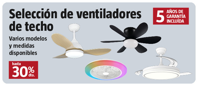Ventiladores de techo
