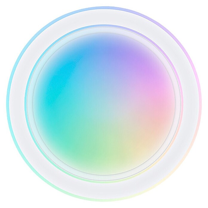 Ksix Plafón LED redondo inteligente Sfera (35 W, Ø x Al: 49 x 8 cm, Blanco, RGB) | BAUHAUS