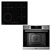 Midea Set de horno empotrado MIH743E325 (Número de tipos de calentamiento: 9 ud., Negro y Inox, 2 pzs.) | BAUHAUS