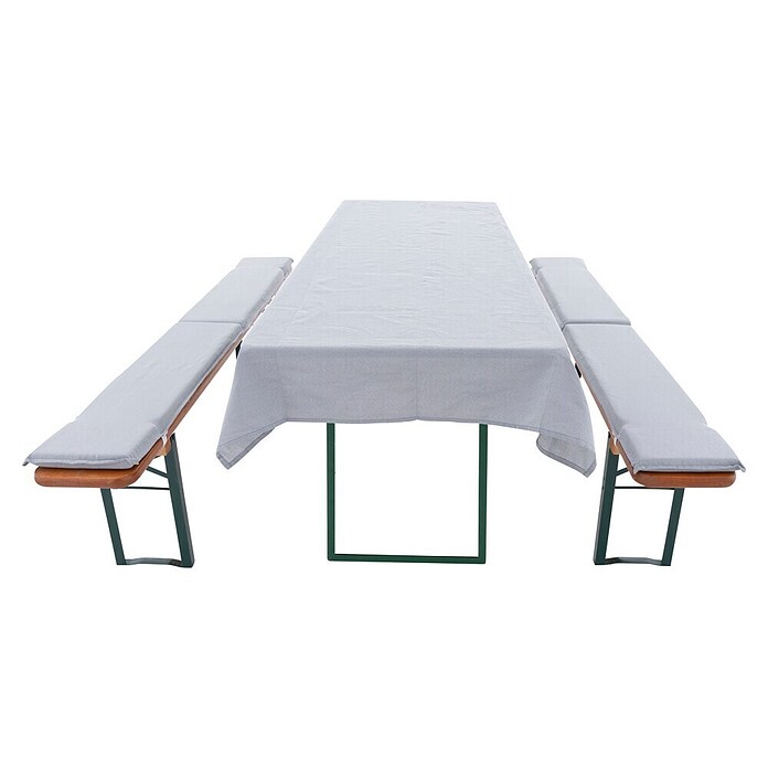 Bierbankauflagen-Set Life (Hellgrau, 110 x 49 x 9 cm) | BAUHAUS