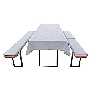 Bierbankauflagen-Set Life (Hellgrau, 110 x 49 x 9 cm)