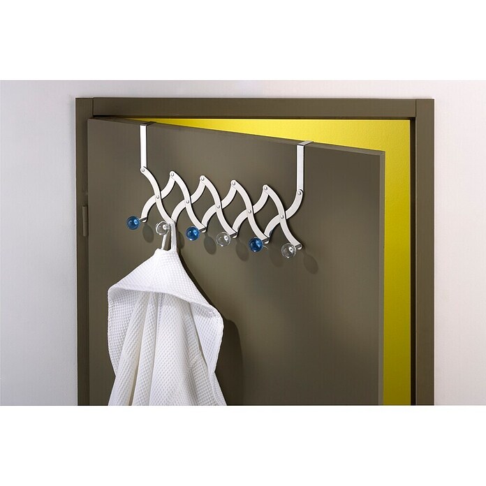 Mottez Garderobenhaken (L x B x H: 20 x 4,5 x 25 cm, Aluminium, Grau/Blau) | BAUHAUS
