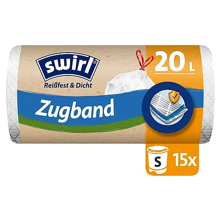 Swirl  Müllbeutel mit Zugband