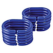 Venus Douchegordijnringen (Blauw, 12 stk.)