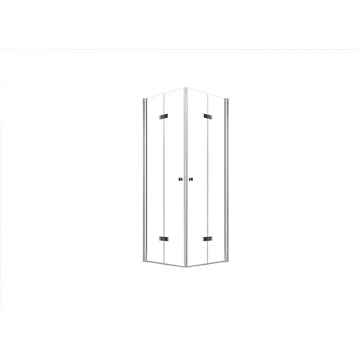 Glaszentrum Hagen Eckdusche Glaszentrum Hagen 90x90x180 cm Hera Eck Duschkabine - 90 x 90 x 180 cm, Imprägniert, Farblos, Stärke: 8 mm - Eckduschkabine aus Klarglas mit Chrombeschlägen.