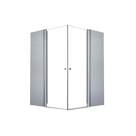 Glaszentrum Hagen  Eckdusche Glaszentrum Hagen 52.5x52.5x195 cm Eck Duschkabine Altbau