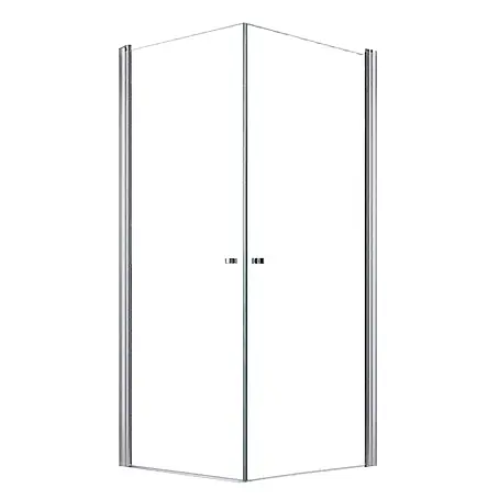 Glaszentrum Hagen  Eckdusche 100x90x195 cm Zeus EckDuschkabine inkl. Tasse + Siphon