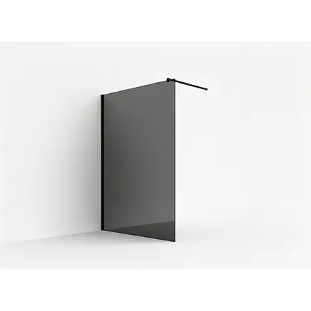 Glaszentrum Hagen  Duschwand Glaszentrum Hagen 100x200 cm Walk in Dusche Grau Transparent