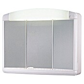 Jokey Armario con espejo (3 puertas, Plástico, Con iluminación)