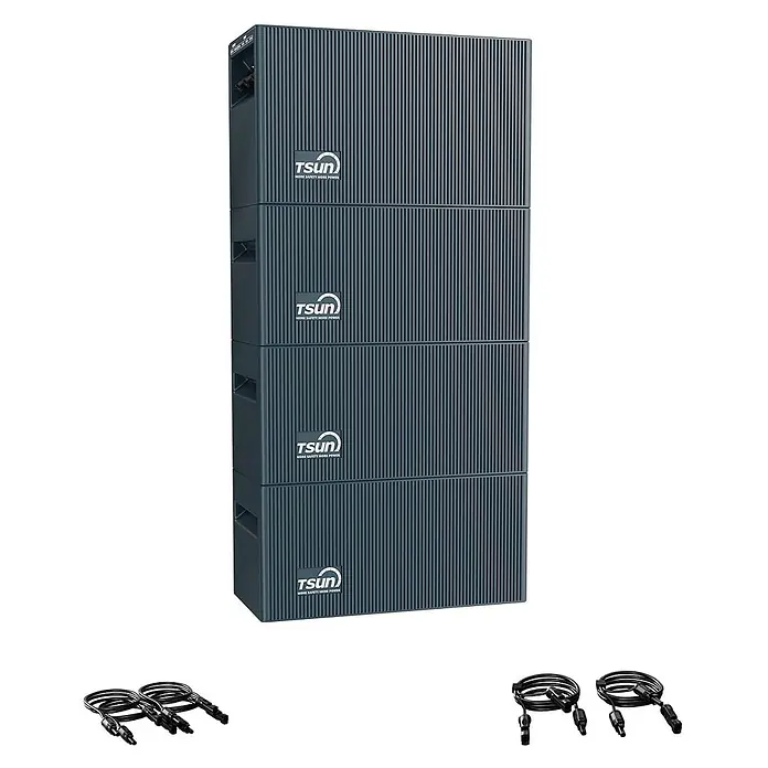 Tsun Balkonkraftwerk TSOL-DCU2000Lite mit TSOL-DB2000Lite*3 - Nennleistung: 800 W, L x B x H: 3,1 x 23,6 x 17,85 cm