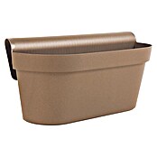 Žardinjera za biljke Melrose Esprit  (Vanjska dimenzija (D x Š x V): 50 x 20 x 20 cm, Plastika, Smeđa) | BAUHAUS